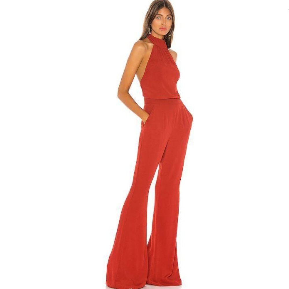 SOLD!!  NWT Flynn Skye Ava Jumpsuit in Spice - Picture 3 of 5